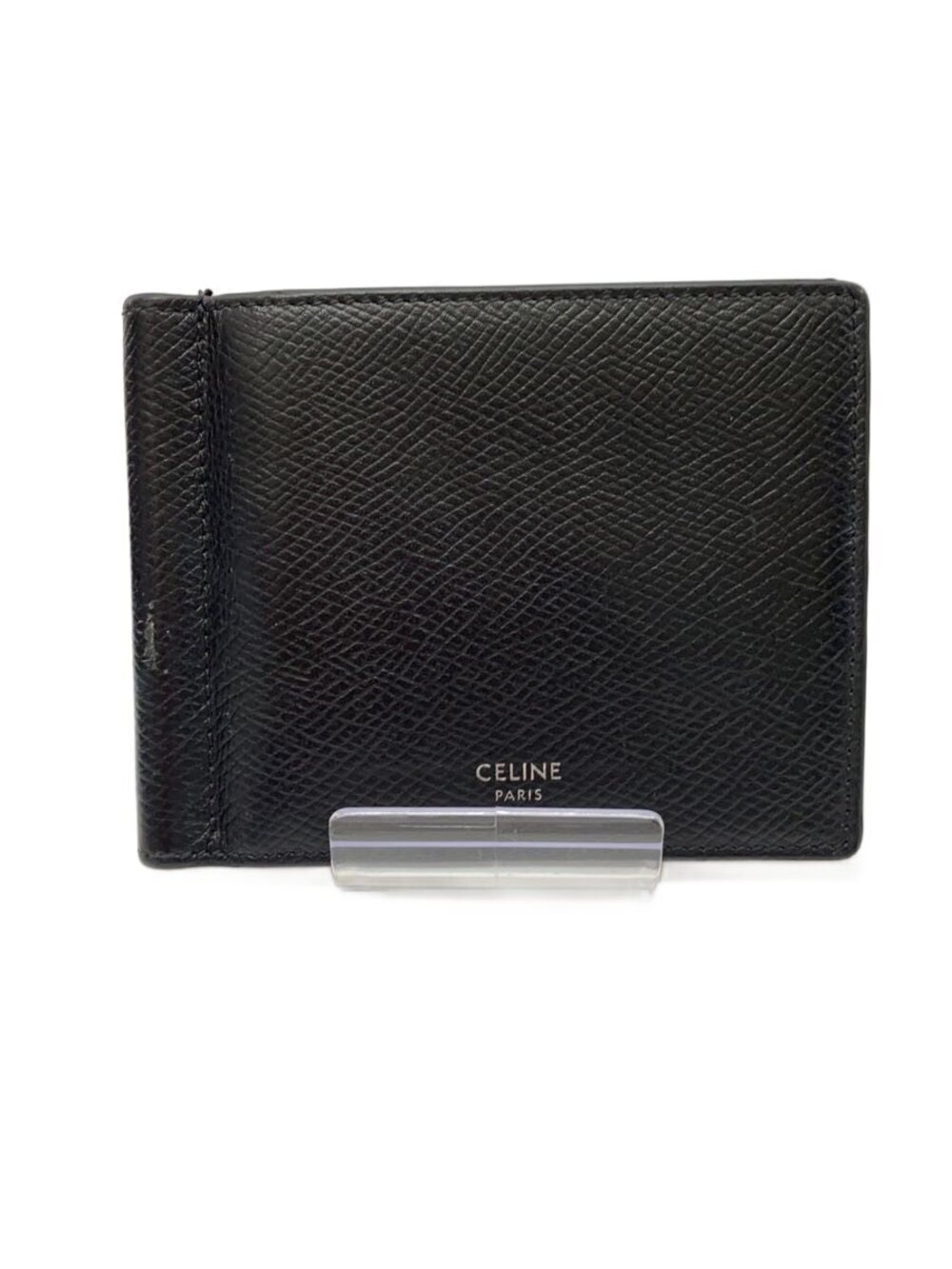 Celine Card Case Wallet Money Clip Black